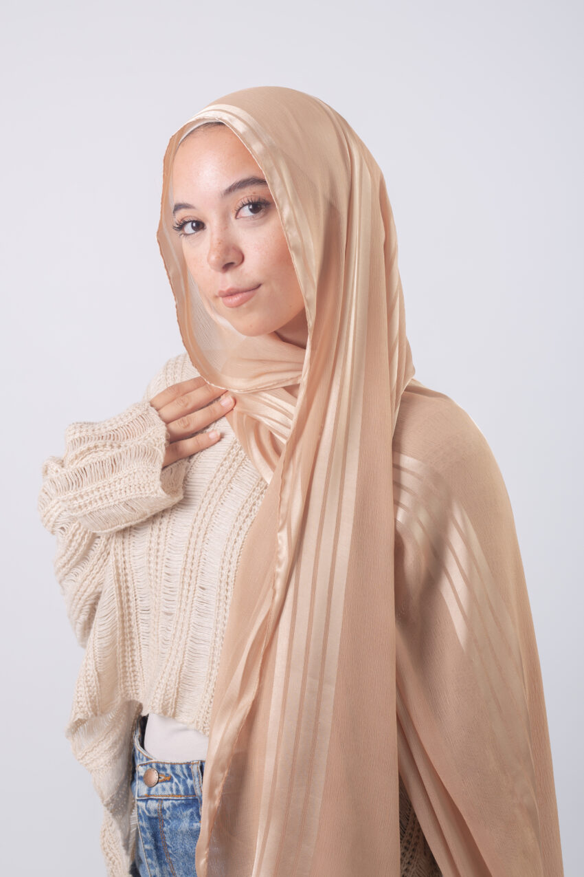 ⁦Zaina Satin Chiffon⁩ - الصورة ⁦6⁩